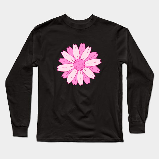 Pretty Pink flowers Long Sleeve T-Shirt by ROLLIE MC SCROLLIE